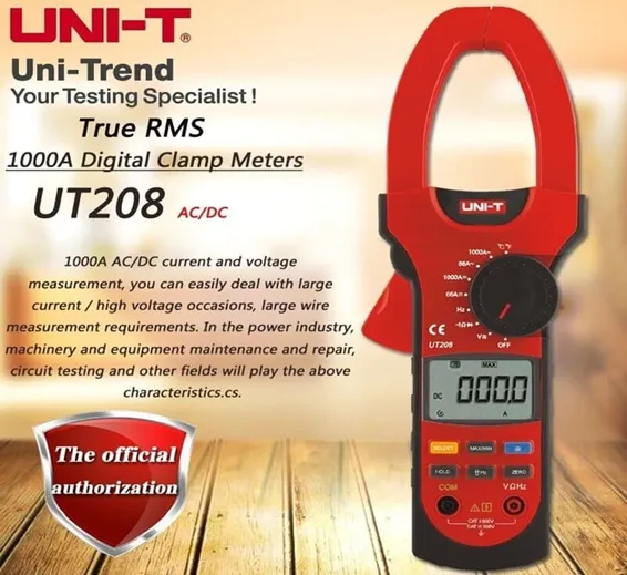 Digital Clamp Multimeter UNI T UT208