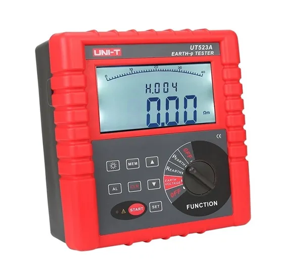 UNI T UT523A 4 Pole Soil Resistance Earth Tester Meter