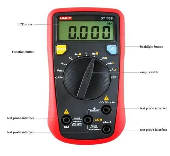 UNI T Digital Multimeter UT136B