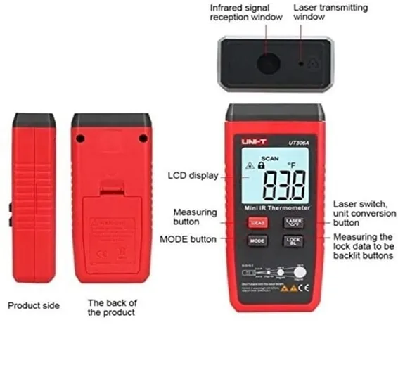 UNI T Mini Infrared Thermometer UT306A