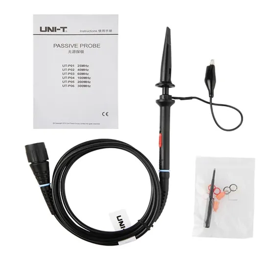 UNI T 100MHz Passive Probe Oscilloscope UT P04