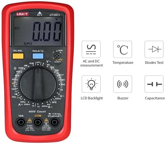 UNI T Digital Multimeter UT39C+