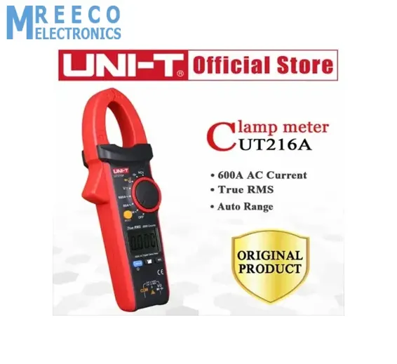 UNI T UT216A True RMS Digital Clamp Meter 600A