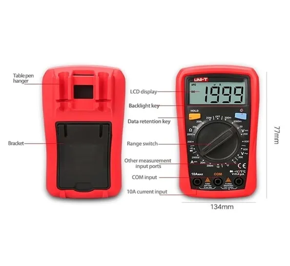 UNI T UT33D+ Palm Size Multimeter