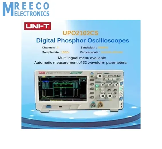 UNI T UPO2102CS Digital Oscilloscope 2 Channel DSO 100MHz