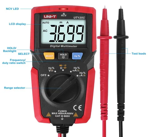 UNI T UT125C Digital Multimeter