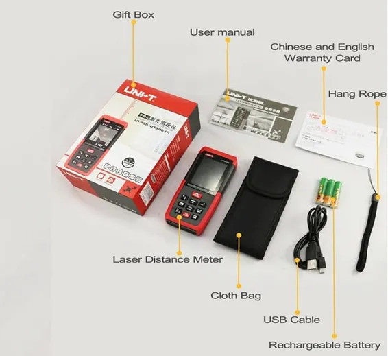 UNI T Professional Laser Distance Meter UT396B