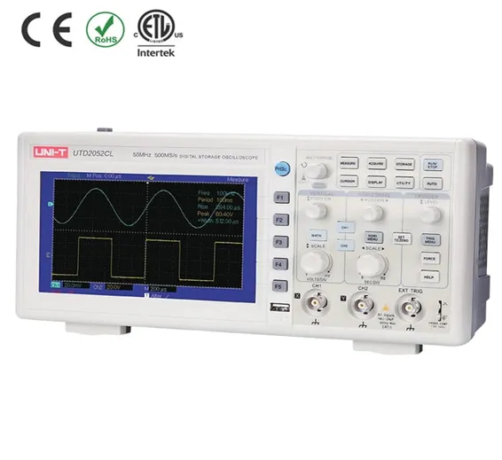 Digital Storage Oscilloscope 2 Channel DSO UNI T UTD2052CL