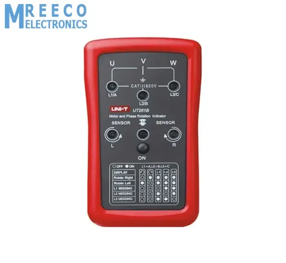 UNI T Phase Sequence Motor Rotation Indicator Meter UT261B