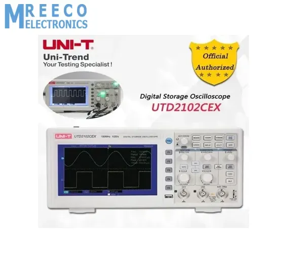 Digital Storage Oscilloscope 2 Channel DSO UNI T UTD2102CEX