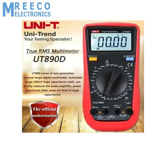 UNI T True RMS Digital Multimeter UT890D