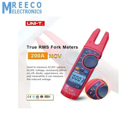 True RMS Digital Fork Type Clamp Meter UNI T UT256B