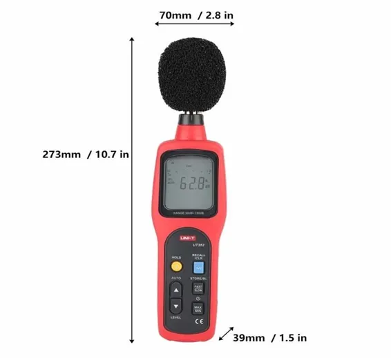 UNI T UT352 Digital Sound Level Meter