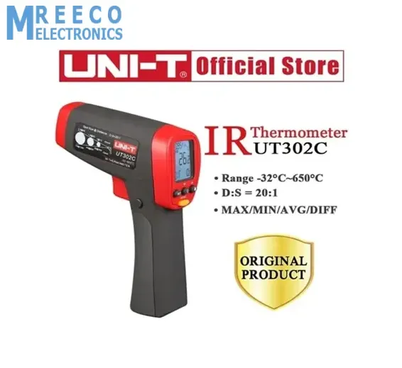 Infrared IR Professional Thermometer UNI T UT302C