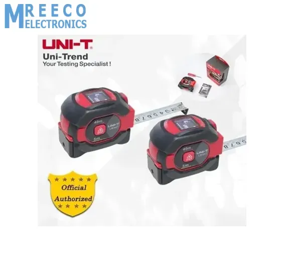 UNI T Digital LCD 40M Laser Measuring Tape LM40T 2 in 1 Electronic Ruler Infrared Distance Meter RangeFinder