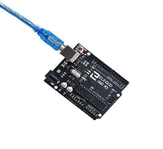 Original ELEGOO UNO R3 Board with USB Cable Compatible with Arduino IDE