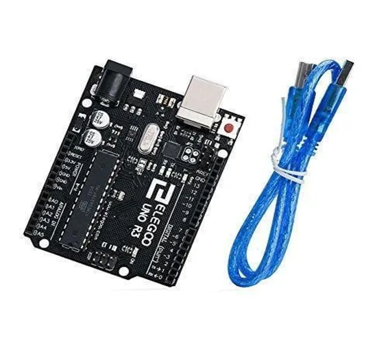 Original ELEGOO UNO R3 Board with USB Cable Compatible with Arduino IDE