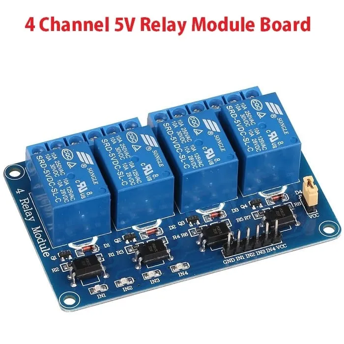 Arduino 4 Channel Relay Module Board In Pakistan