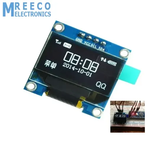 Arduino 0.96 inch IIC OLED Display 128X64 I2C SSD1306 LCD Screen