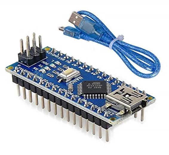 Arduino Nano V3.0 In Pakistan With USB Cable in Pakistan Yellow/Blue