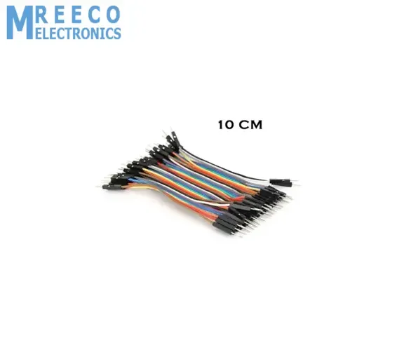 10Cm Pin To Pin Jumper Wire Dupont Line 40 Pin Male To Male Arduino Jumper Wires