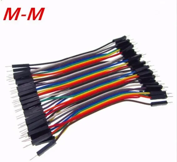 10Cm Pin To Pin Jumper Wire Dupont Line 40 Pin Male To Male Arduino Jumper Wires