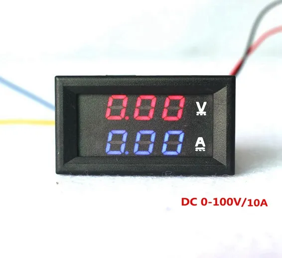 DSN-VC288 Panel Mount DC 100V 10A Voltmeter Ammeter