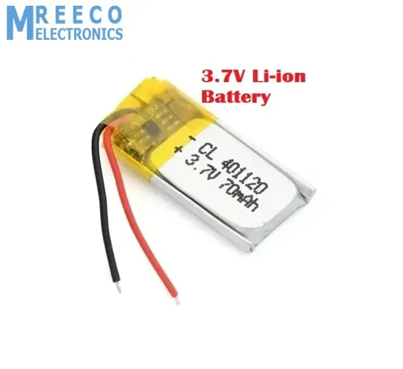 3.7V 70mah Lithium ion Li-ion Battery