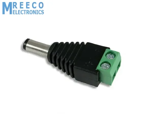 Male 2.1mm X 5.5mm DC Power Plug Jack Adapter Wire Connector DC Jack