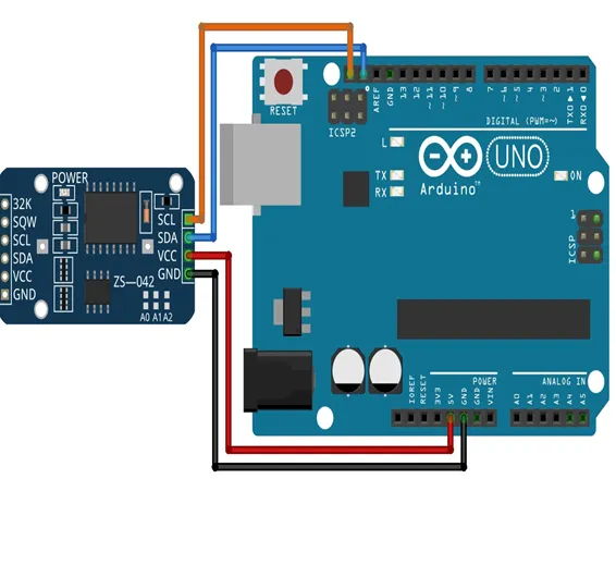 ZS-042 DS3231 Precision RTC Real Time Clock Module with CELL In Pakistan