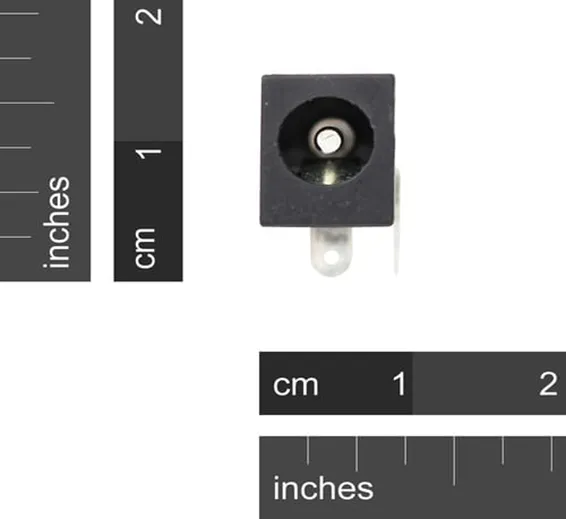 2.1x5.5mm DC Jack PCB Mount Internal Barrel Connector