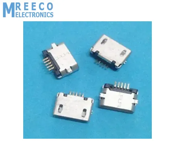 MICRO USB Female Connector With USB Socket 5 Pin