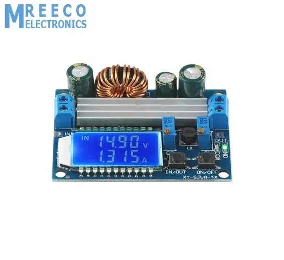 4A Buck-Boost Converter Module Adjustable Buck Boost Board With LCD Display