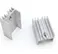 Silver Aluminium TO 220 Heat Sink with screw