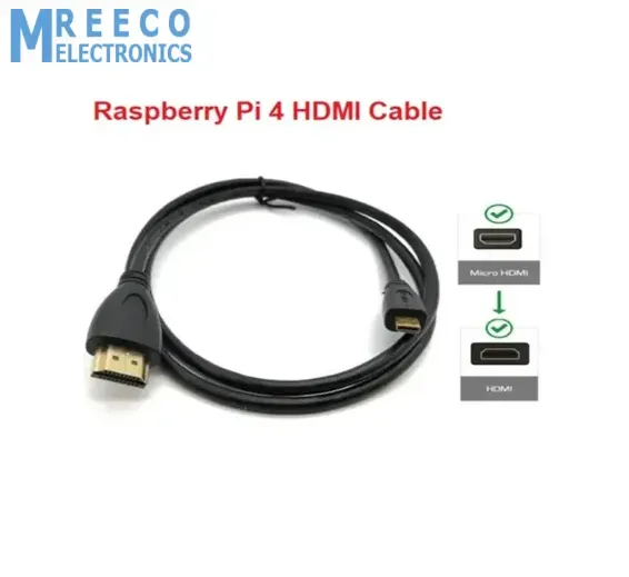 Raspberry Pi 4 HDMI Cable