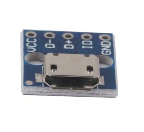 Female MICRO USB to DIP 5-Pin Bread Board Power Supply Breadboard Power Supply