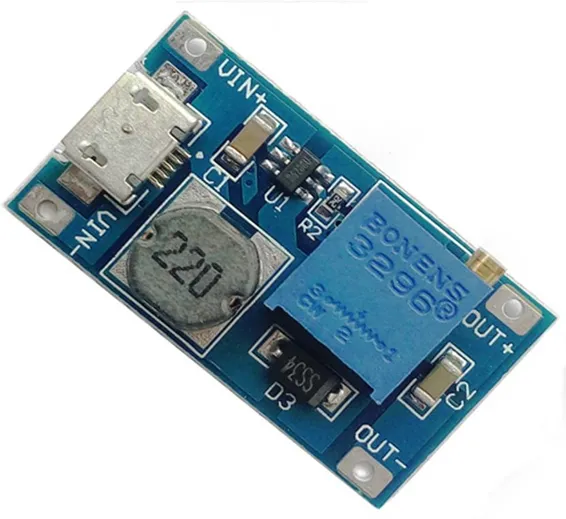 Boost Converter 2A MT3608 Module DC-DC Step-Up module Micro USB In Pakistan