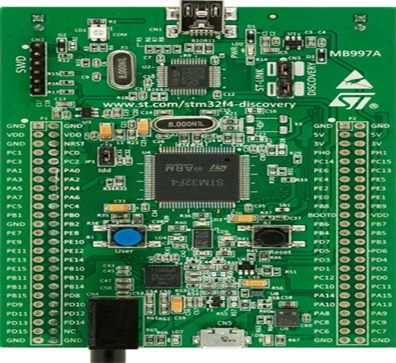 STM32f4 STM32f407 Discovery Kit Arm Cortex-M4 Development Board In Pakistan