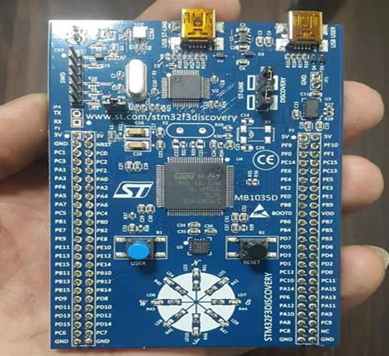 STM Discovery Kit STM32F3 STM32F303VC With Programming Cable