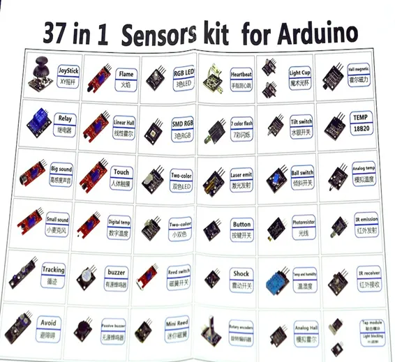 Arduino Sensor Kit in Pakistan 37 in 1 sensors kit for arduino in Pakistan