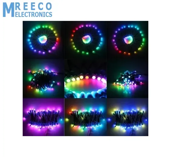 50 Led's Pack 12mm Neo pixels Addressable Led Diffused Digital RGB Pixel LED Light