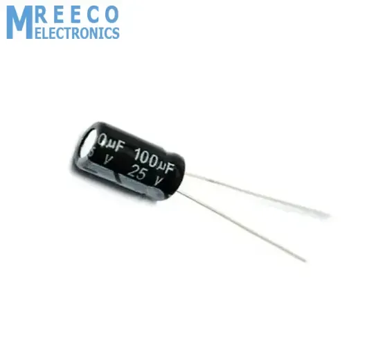 Aluminium 100uF 25V Electrolytic Polar Capacitor