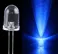 Large 10mm Blue LED crystal