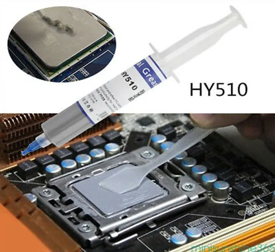 Grey White Heat Sink Thermal Grease Paste HY510-TU20 For CPU VGA LED Chip set