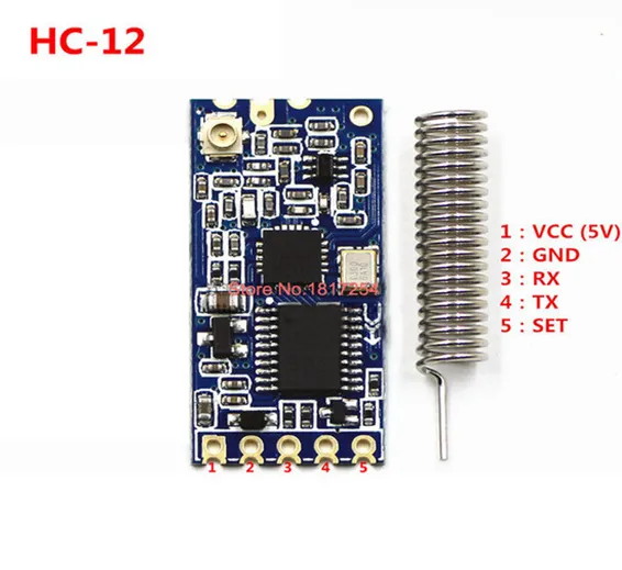 Original 433Mhz HC12 HC-12 SI4463 Wireless Serial Port Module in Pakistan