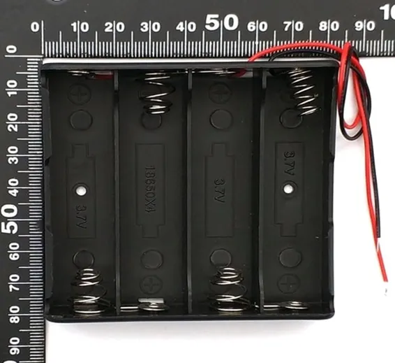 4x 18650 Battery Cell Holder Storage Box Case