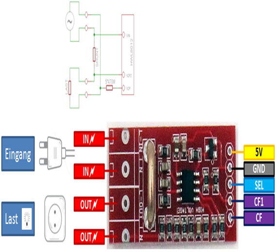 HLW8012 High Precision Energy Metering Module Arduino Energy Monitoring in Pakistan