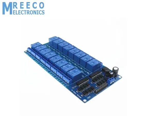 12V 16 Channel Relay Module with OptoCoupler LM2576 Power Supply