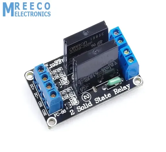 Solid State Relay SSR Module 2 Channel For Arduino
