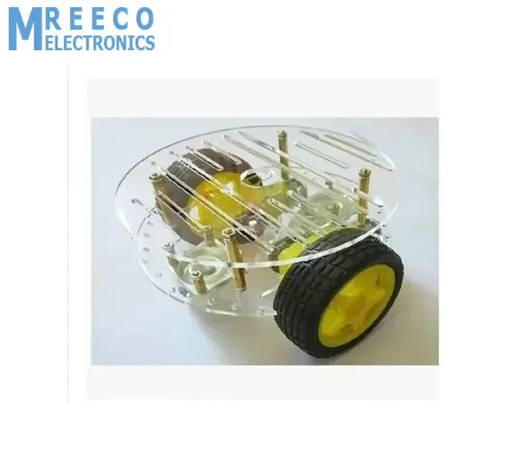 2WD Round Robot Car Chassis In Pakistan